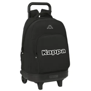 Rucsac mare cu Troler Kappa Negru 33x45x22 cm