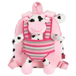 Rucsac reversibil cu jucarie Vacuta de Plus