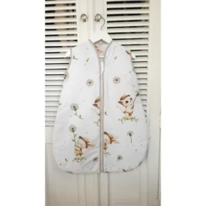 Sac de dormit MimiNu Cats din bumbac 70 cm 2.5 Tog