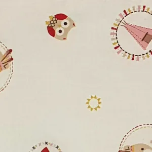Sac de dormit copii 0.5 tog KidsDecor Mici indieni din bumbac 95 cm