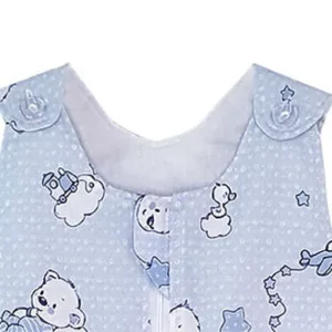 Sac de dormit copii 1 tog KidsDecor Ursuletul Martinica albastru din bumbac 130 cm