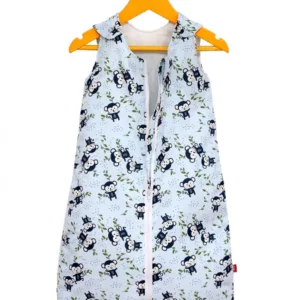 Sac de dormit copii 1.5 tog Happy Monkey din bumbac 70 cm