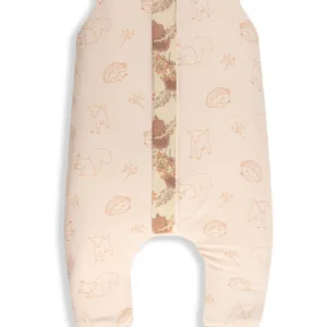 Sac de dormit cu 2 fete din bumbac cu picioare 6-12 luni XS animale de Epoca almondcream Sleepee 2.5 Tog