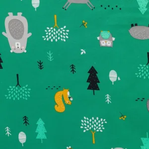 Sac de dormit cu maneca lunga detasabila Woodland Animals 70 cm 2.5 Tog