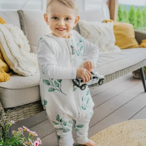 Sac de dormit cu picioare 3-5 ani Eucalipt Sleepee 2.5 Tog