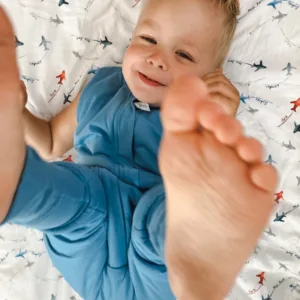 Sac de dormit cu picioare Light 3-4 ani Petrol Sleepee 1.5 Tog