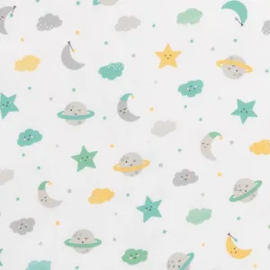 Sac de dormit cu picioruse Moon  Stars 90 cm 0.5 Tog