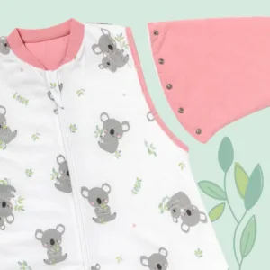 Sac de dormit cu picioruse si maneca lunga detasabila Koala 100 cm + manseta 1.0 Tog