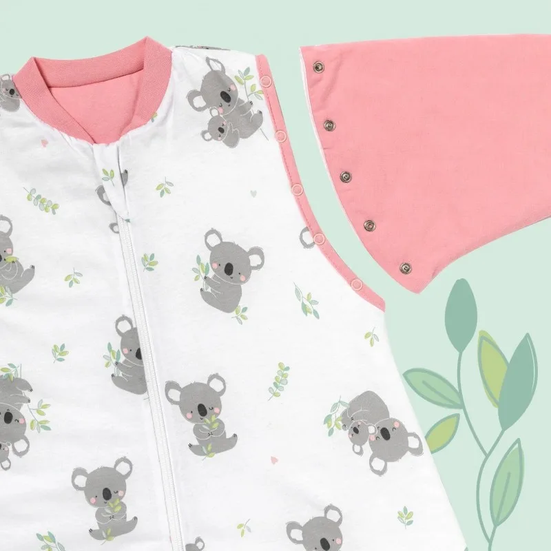 Sac de dormit cu picioruse si maneca lunga detasabila Koala 100 cm + manseta 1.0 Tog