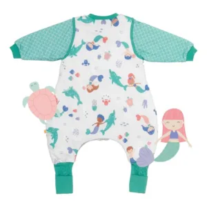Sac de dormit cu picioruse si maneca lunga detasabila Mermaid 80 cm + manseta 1.0 Tog
