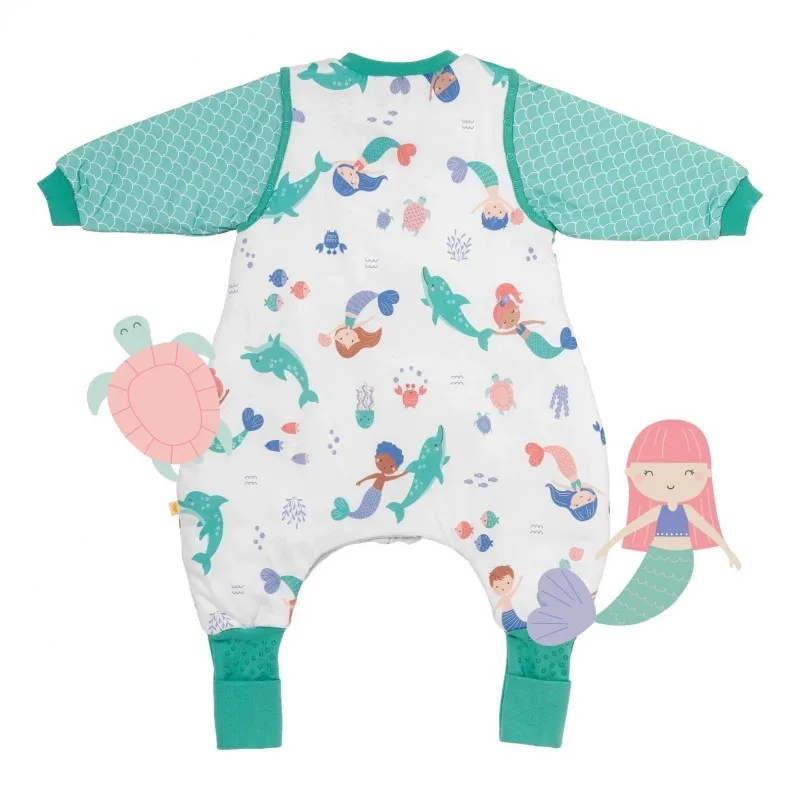 Sac de dormit cu picioruse si maneca lunga detasabila Mermaid 80 cm + manseta 2.5 Tog