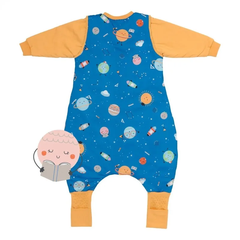 Sac de dormit cu picioruse si maneca lunga detasabila Space 120 cm + manseta 1.0 Tog