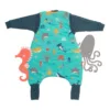 Sac de dormit cu picioruse si maneca lunga detasabila Under the Sea 80 cm + manseta 2.5 Tog