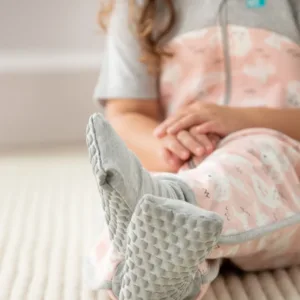 Sac de dormit cu picioruse si maneca scurta Love to Dream Rosa 1 Tog 3 ani