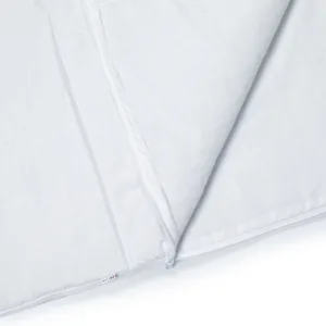 Sac de dormit de bumbac cu perna si fermoar 140x75 cm Nativo Dreams Alb