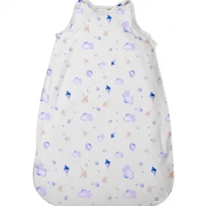 Sac de dormit de iarna 85 cm bumbac ranforce Kites Blue