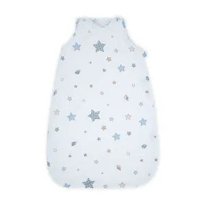 Sac de dormit de iarna 85 cm din bumbac ranforce Bear Blue