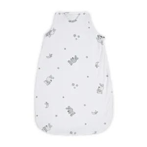 Sac de dormit de iarna 85 cm din bumbac ranforce Little Rabbits Grey