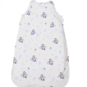 Sac de dormit de iarna 95 cm bumbac ranforce Aeroplane Blue