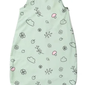 Sac de dormit de toamnaiarna 85 cm bumbac ranforce Lamb Green