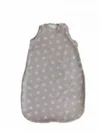 Sac de dormit de vara 100 cm bumbac ranforce Abstract Leaves Grey  Beige