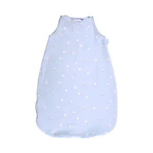 Sac de dormit de vara 95 cm 18-24 luni bumbac ranforce Train Blue