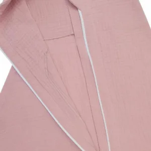 Sac de dormit din Muselina Blushing pink 70 cm