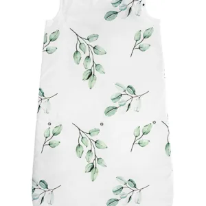 Sac de dormit din bumbac 0-24 luni Grow with me Eucalipt Sleepee 2