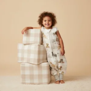 Sac de dormit din bumbac 1-3 ani Babysteps Happy puppies 1 Tog