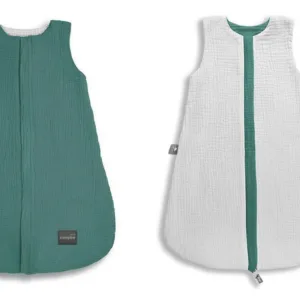 Sac de dormit din bumbac cu 2 fete 0-4 luni Ocean S Sleepee 1 tog