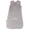 Sac de dormit multifunctional Grey Pink Elephant Travel 6-18 luni