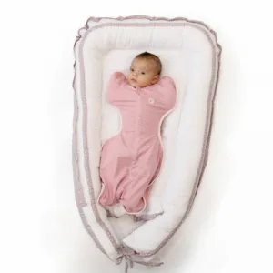 Sac de dormit nou-nascut KidsDecor 1 tog Swaddle First Sleep Sweet Star 60 cm