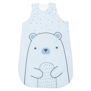 Sac de dormit pentru bebelusi Kikka Bear With Me 90 cm 6-18 luni Albastru