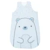 Sac de dormit pentru bebelusi Kikka Bear With me 70 cm 0-6 luni Albastru