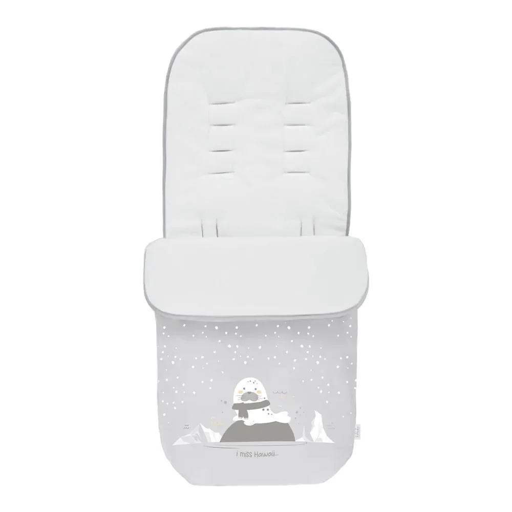 Sac de dormit pentru carucior Kikka Boo Polar Seally Me