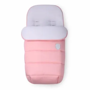 Sac de dormit pentru carucior Kikka Embroidered baby pink