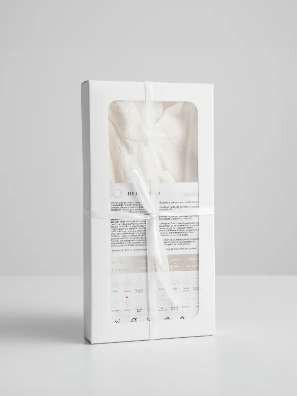 Sac de dormit si caciulita din bumbac impregnat cu lanolina