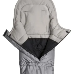 Sac de iarna Sensillo 3 in 1 Polar Gri pentru caruciorsaniescaun auto cu lungime reglabila 80-100 cm