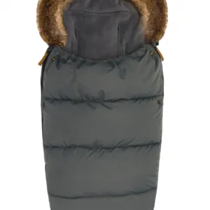 Sac de iarna cu guler blanita detasabil pentru carucior grey 100x50 cm Fillikid