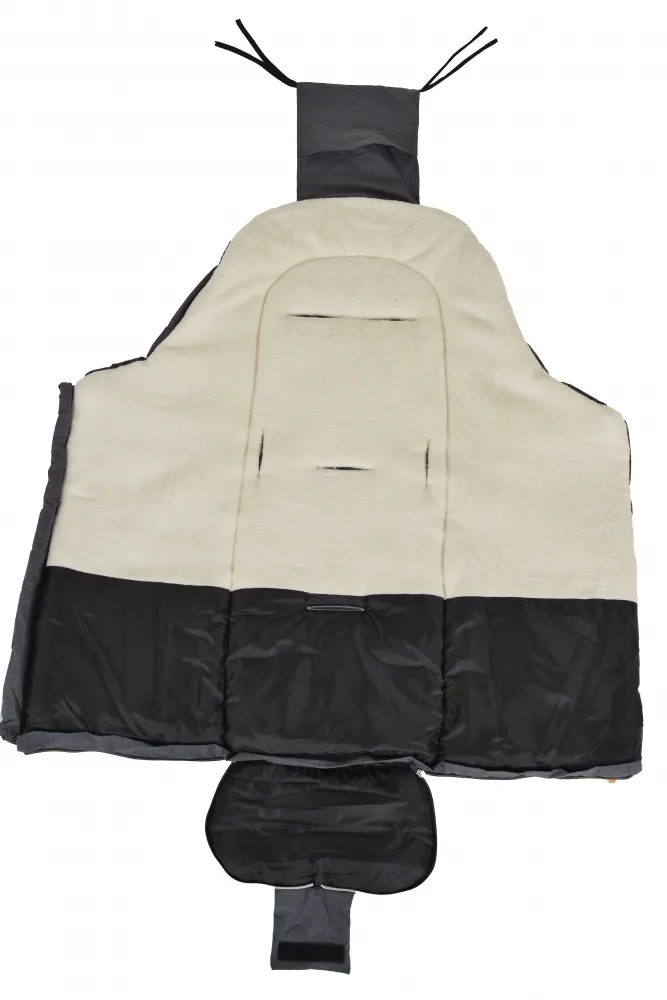Sac de iarna pentru carucior Cangaroo Snuggly Grey impermeabil