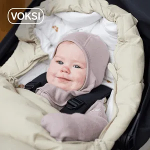 Sac de iarna pentru carucior Voksi Explorer Dark Sand
