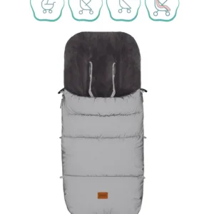 Sac de iarna reflectorizant pentru carucior Kinley silver Fillikid