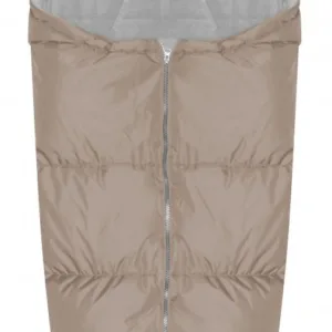 Sac termic de iarna impermeabil pentru carucior cu captuseala polar fleece Beige