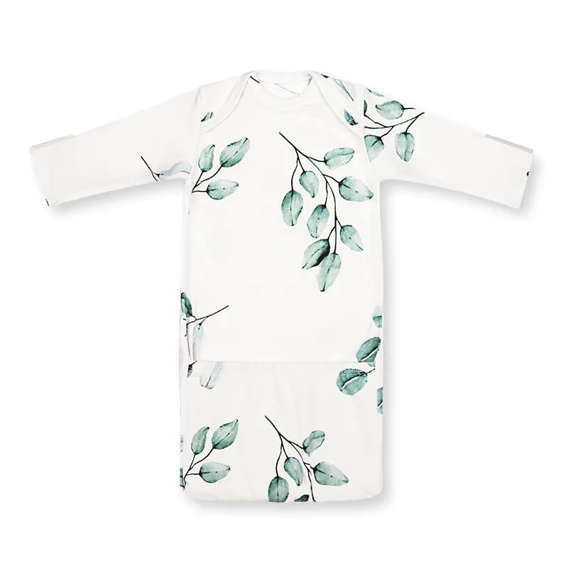 Saculet si caciulita cangur 0-2 luni Eucalipt Sleepee