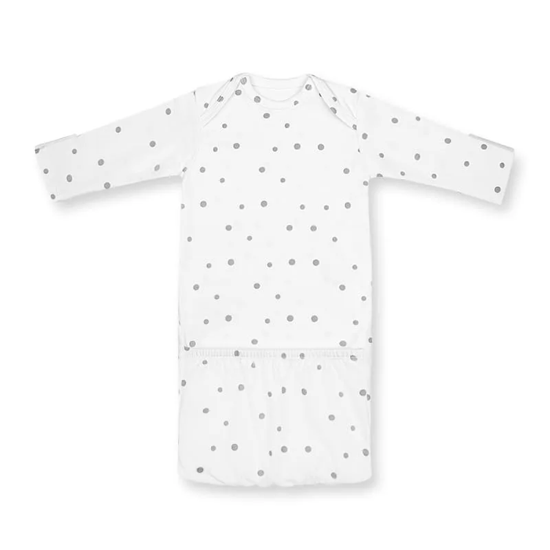 Saculet si caciulita cangur 0-2 luni Grey Dots Sleepee