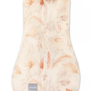 Saculet swaddle pemtru infasat nou nascut + caciulita First Step Boho Sand Sleepee