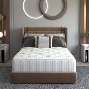 Saltea cu memorie Somnart Memory Ultimate 200 x 200 x 24 cm cu husa cu Aloe Vera