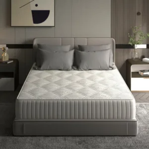 Saltea cu memorie Somnart Silver Relax 140 x 200 x 24 cm cu husa tricot silver