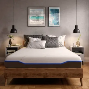 Saltea cu memorie si arcuri individuale Domine Tencel Ultra Pocket Multilayer 140 x 200 x 24 cm cu husa detasabila