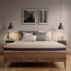 Saltea cu memorie si arcuri individuale Somnexpert AirCool Pocket Spring 120 x 200 x 24 cm cu husa detasabila